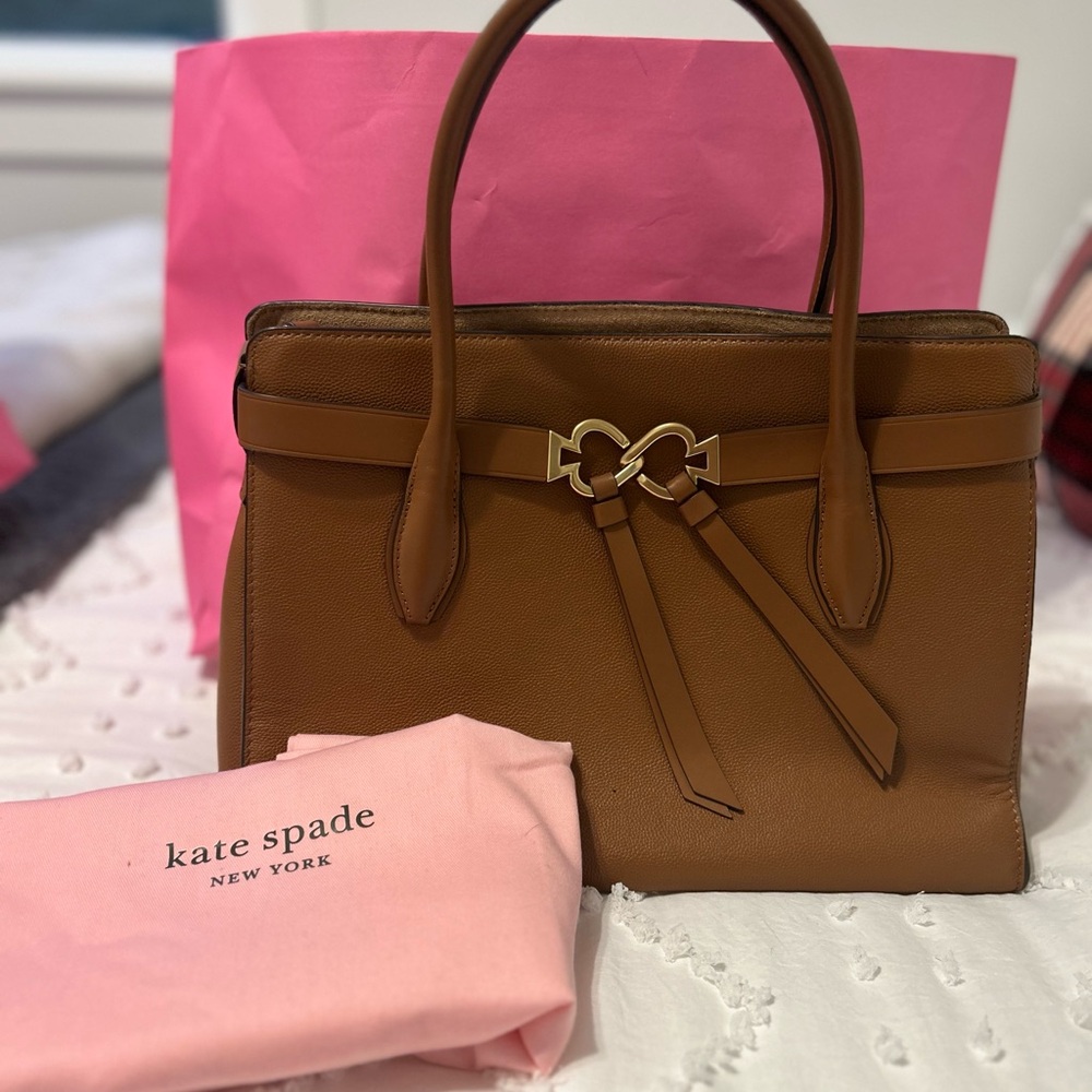 Kate Spade Tan Leather Satchel
